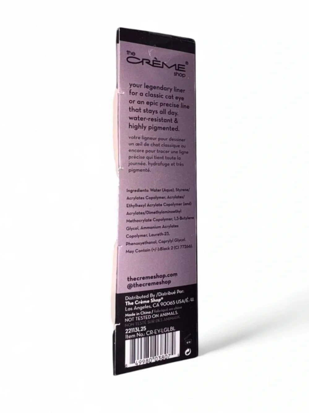 The Crème Shop Iconic Inky Waterproof Felt-Tip Eyeliner - Black